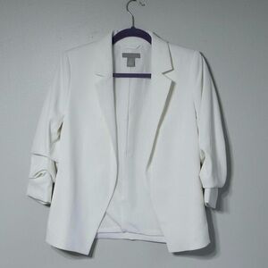 H&M Elegant White Women's Blazer